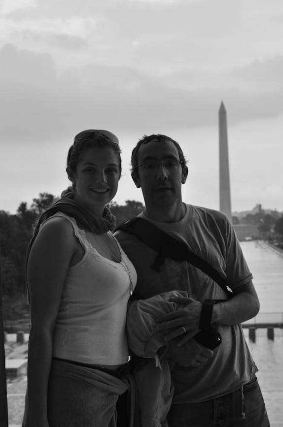 Visita ao Lincoln Memorial, em Washington DC, capital dos Estados Unidos